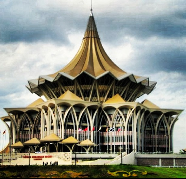 New Sarawak State Legislative Assembly Building.